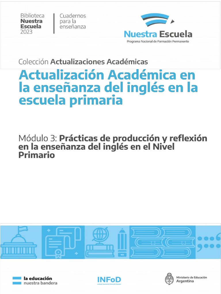 Módulo 3. Las Prácticas de Producción y Reflexión | PDF