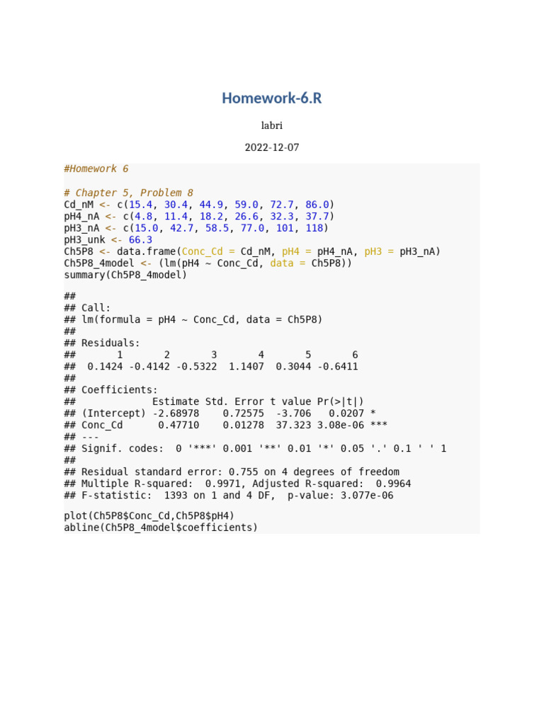 Homework 6 | PDF