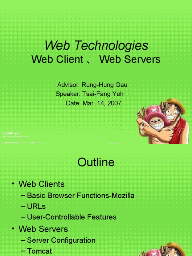Web Technologies: Web Client 、 Web Servers | PDF | Apache Http Server ...