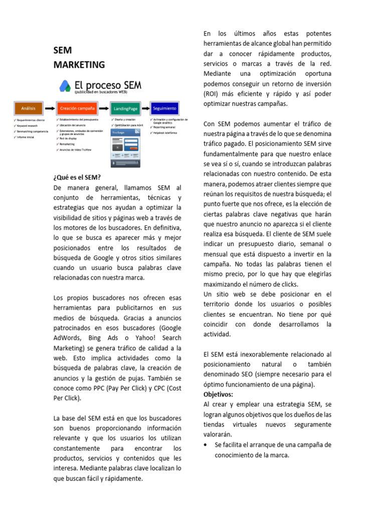 Estrategia de Sem | PDF