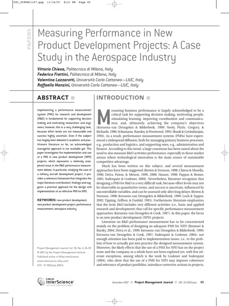 chiesa-et-al-2007-measuring-performance-in-new-product-development