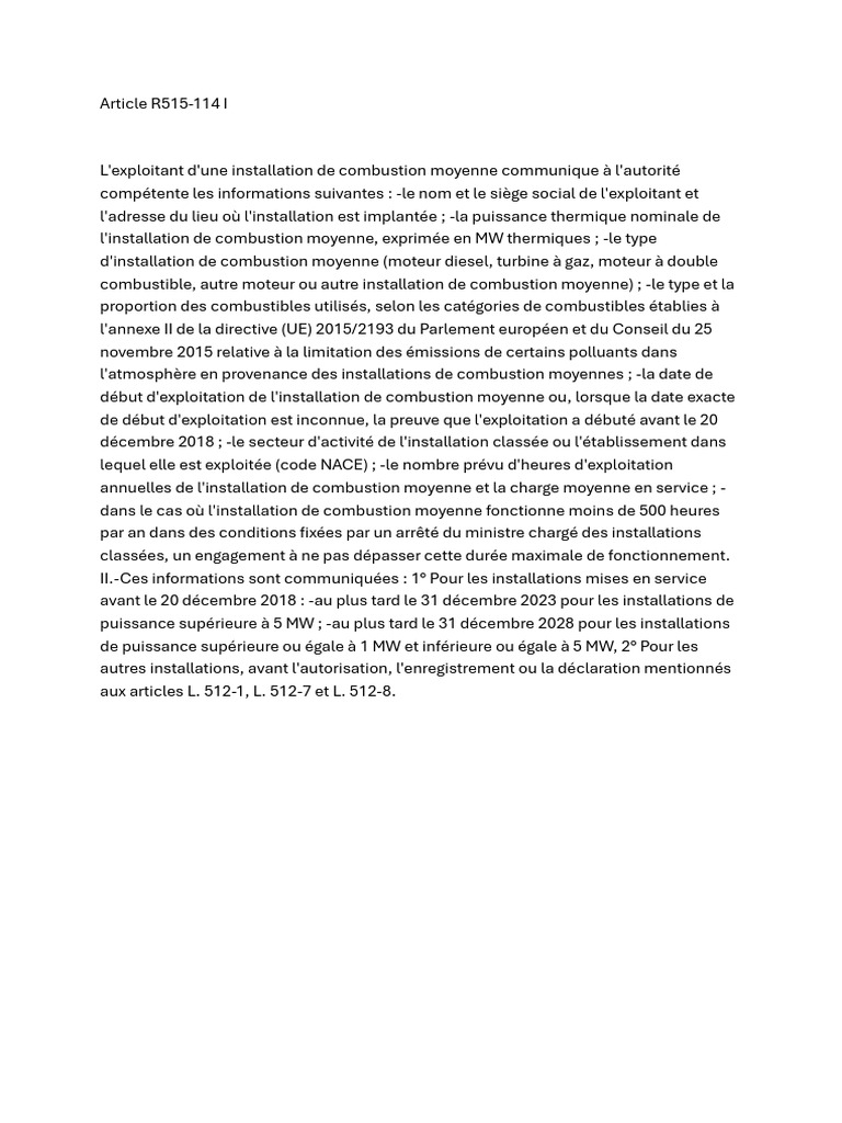 Article R515 | PDF