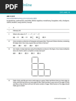 Amc10 2000-2023 | PDF | Numbers | Area