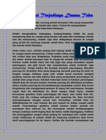 Asal Usul Terjadinya Danau Toba