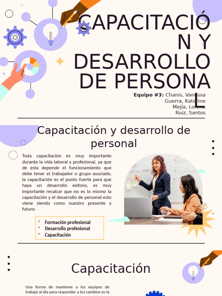 Capacitación y Desarrollo de Personal | PDF