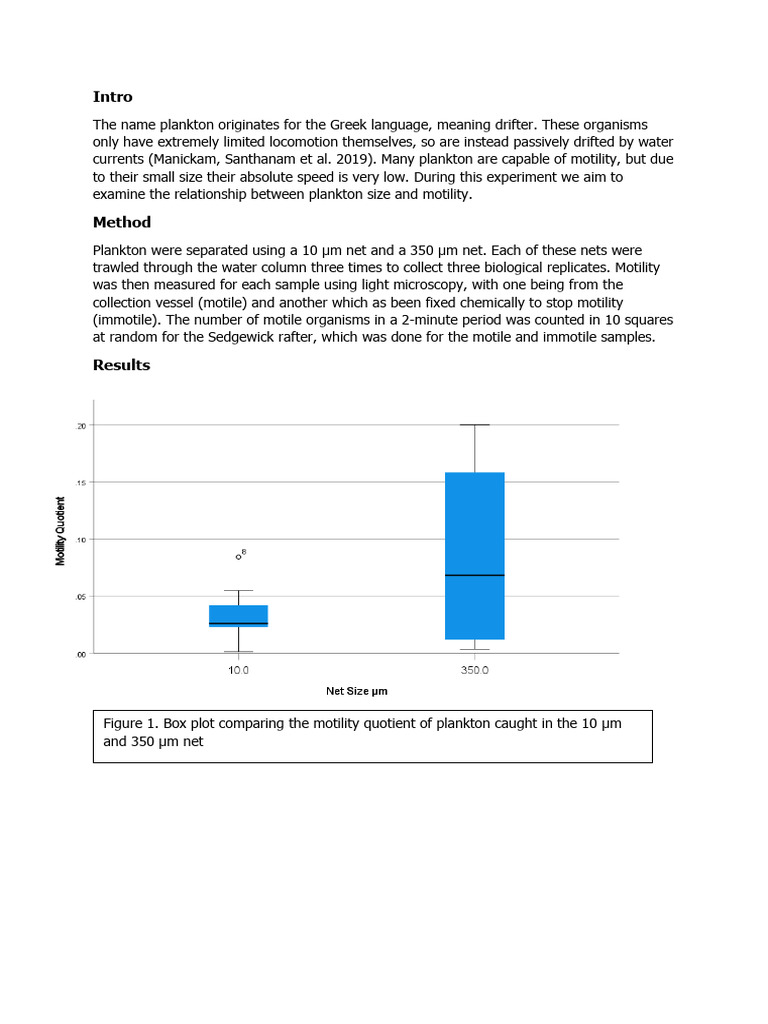 Motility Quotient | PDF