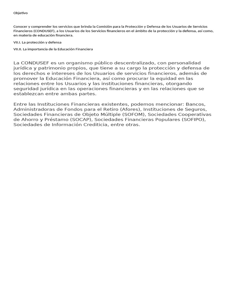 Condusef vii pdf