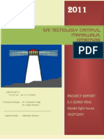 Lighthouse Model Project Report + Slides (For Electronics Guys, Beginners)