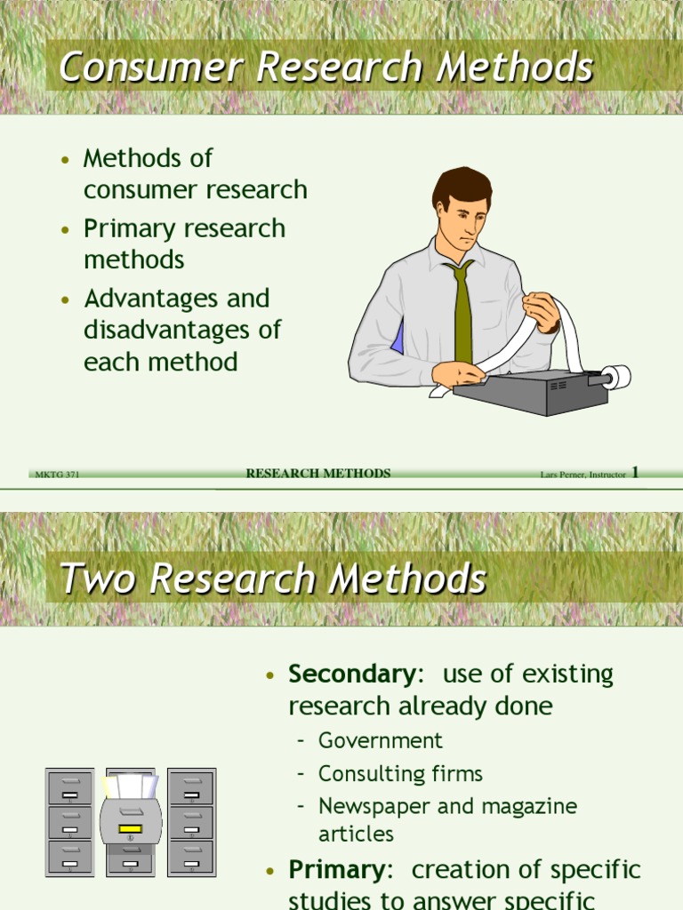 Consumer Research Methods Overview | PDF | Survey Methodology | Interview