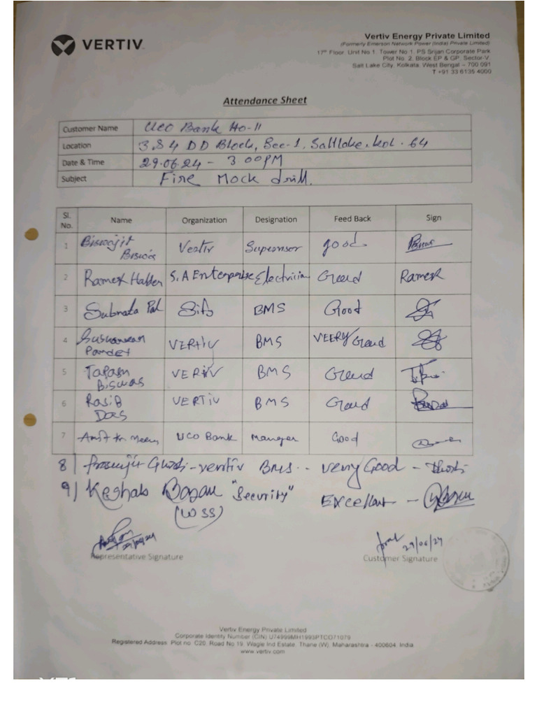 Fire Mock Drill June Pdf