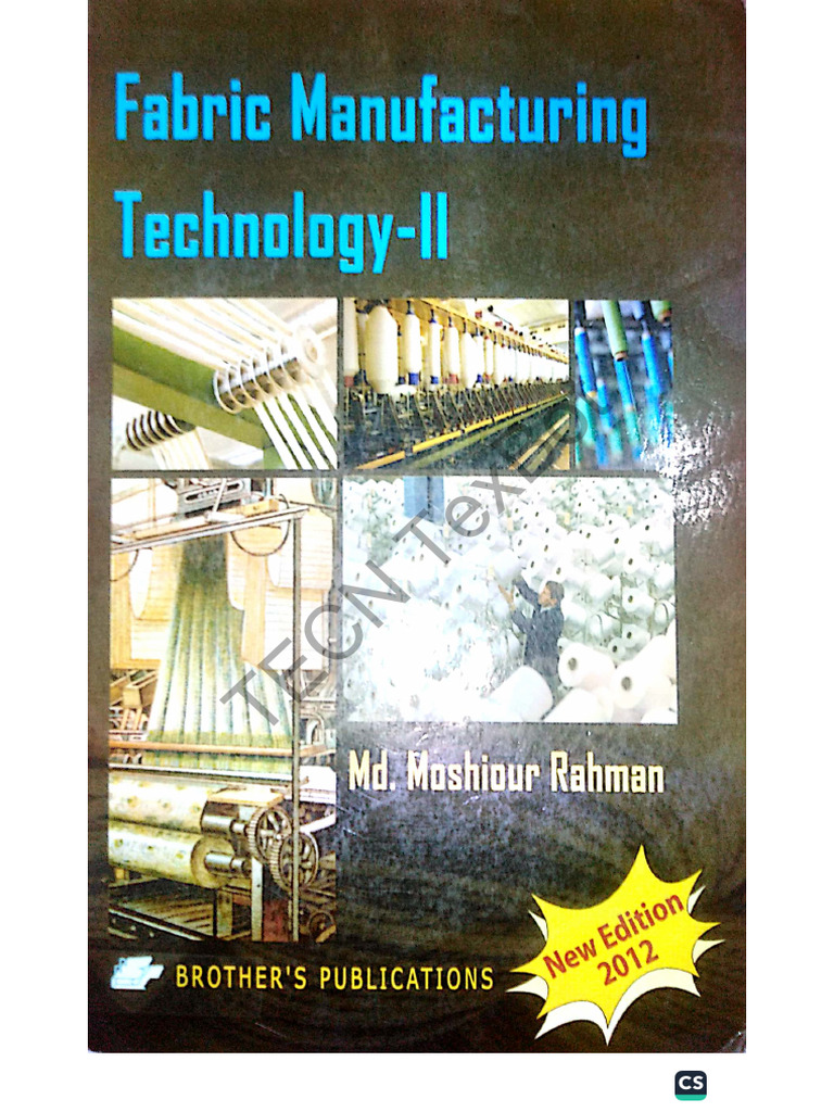 Fabric Manufacturing Technology II 2 1 | PDF