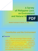 A Survey of Philippine Laws On Environment and Natural Resources