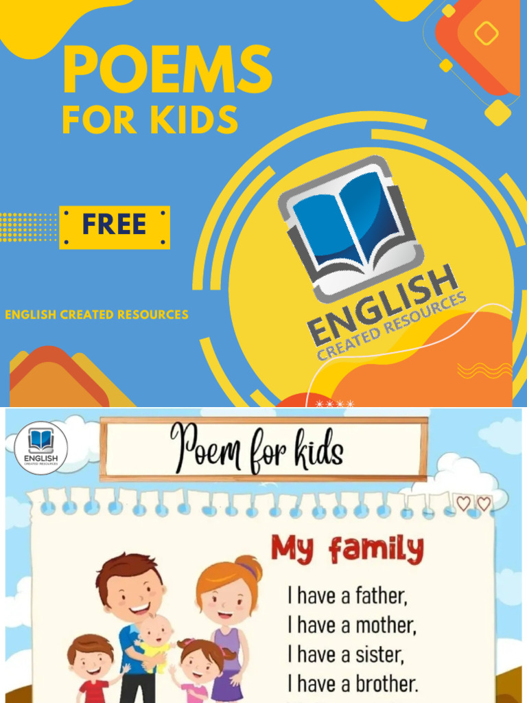Poems For Kids Copyright 2022 English Created Resources | PDF