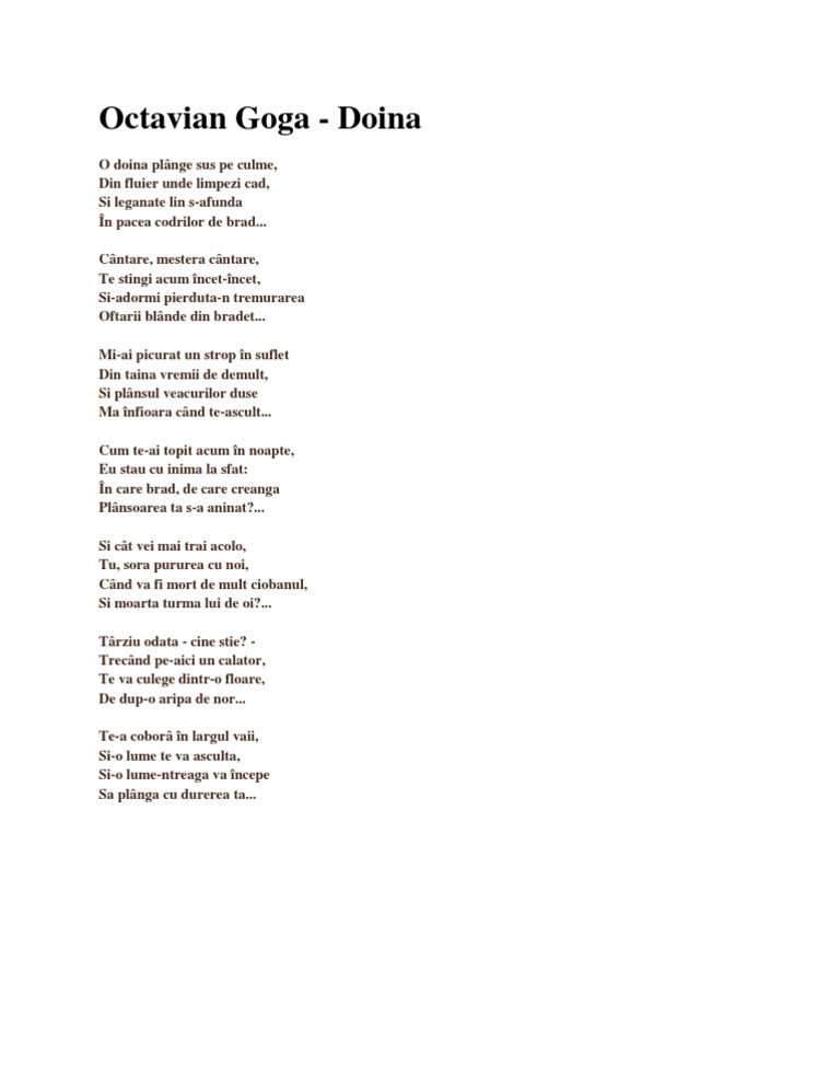 Octavian Goga | PDF