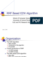 RMF Based EZW Algorithm: School of Computer Science, University of Central Florida, VLSI and M-5 Research Group