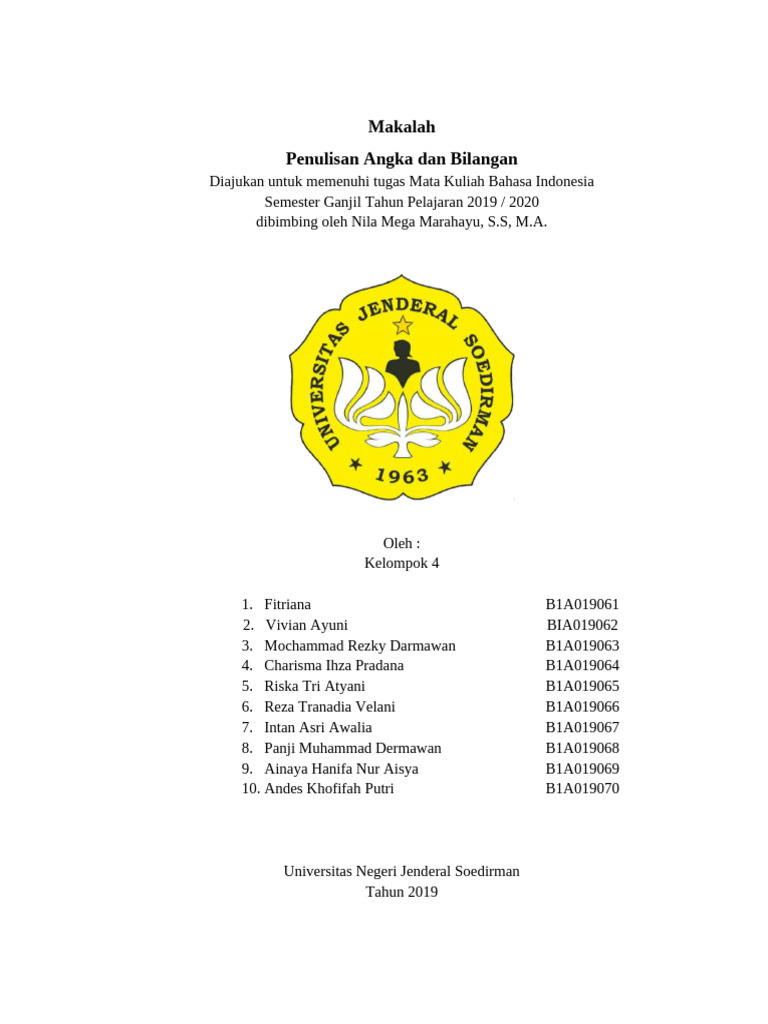 4 - Penulisan Angka Dan Bilangan | PDF