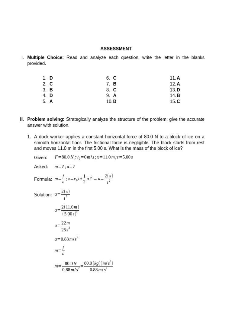 Assessment | PDF