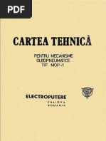 Cartea Tehnica MOP-1