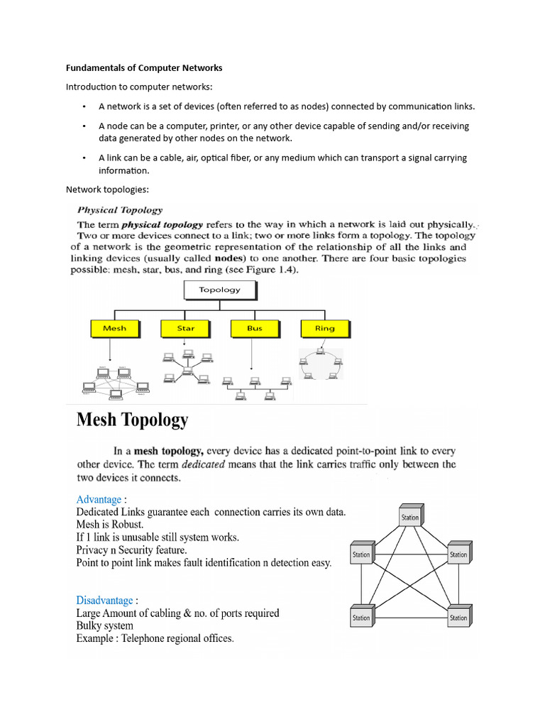 Fundamentals of Computer Networks | PDF