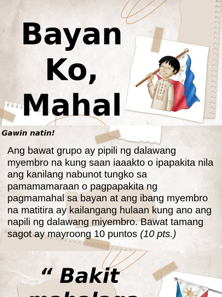 Bayan Ko, Mahal Ko | PDF