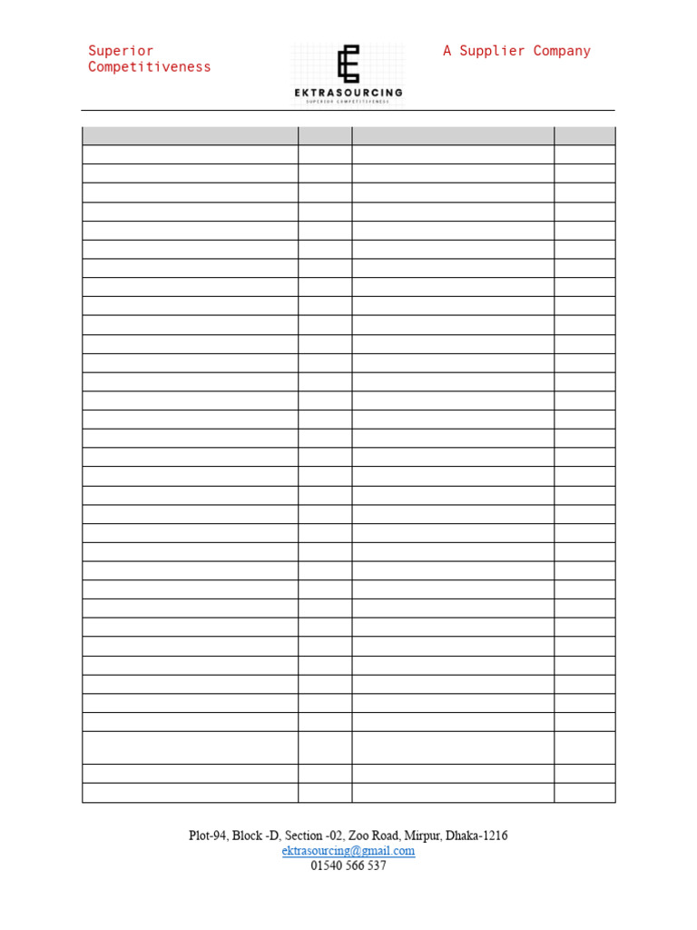 Material List | PDF