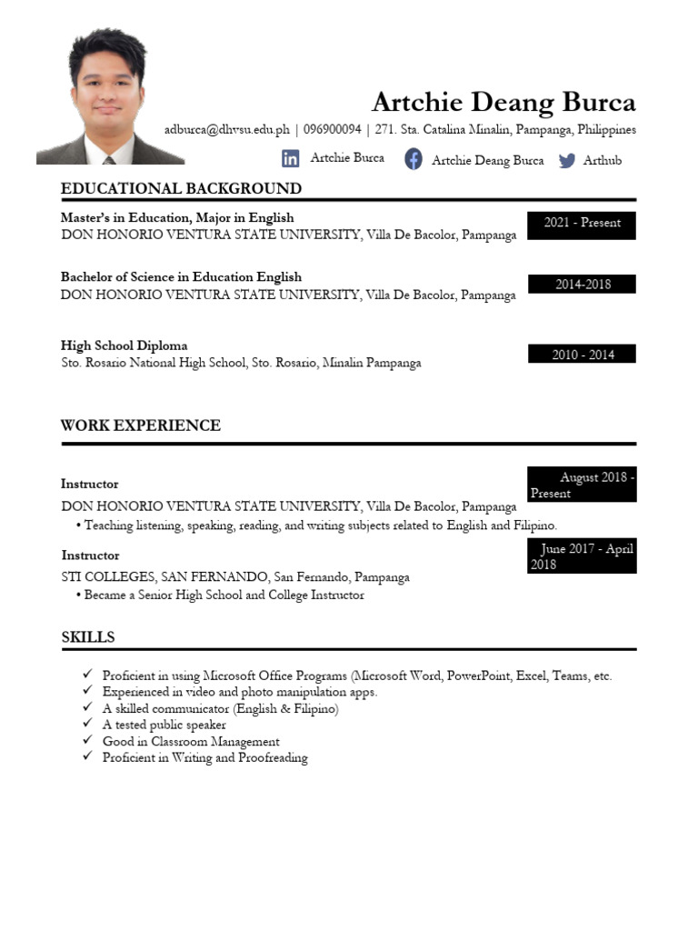 Resume Sample | PDF