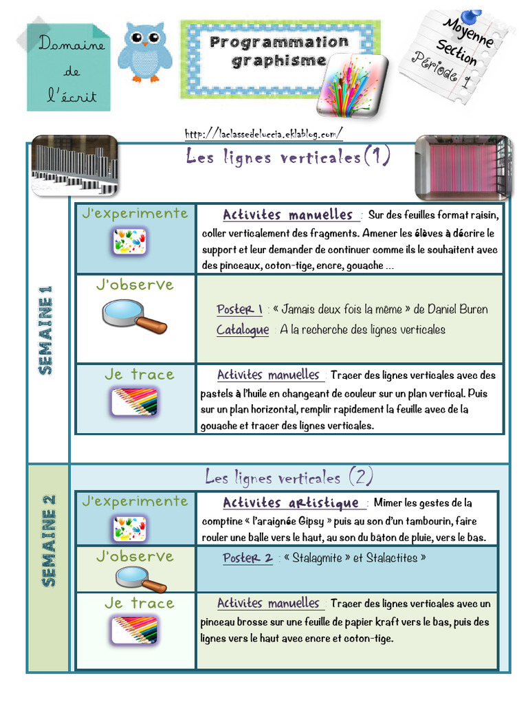 Prog Graphisme MS P1 | PDF