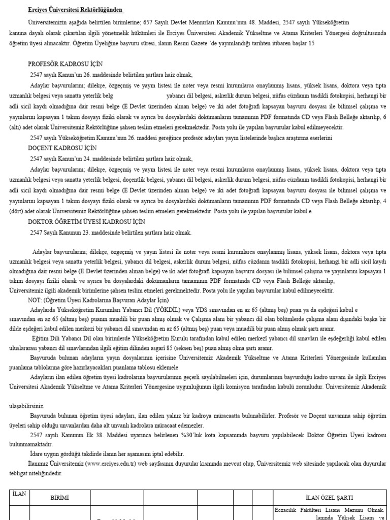 Erciyes Uye 15 | PDF