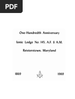 Download One Hundredth Anniversary Ionic Lodge No 145 by Ionic Lodge 145 SN76236054 doc pdf