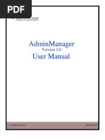 Adminmanager User Manual: LGC Wireless Confidential