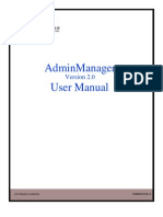 Adminmanager User Manual: LGC Wireless Confidential