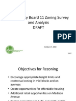 Community Board 11 Zoning Survey and Analysis Draft: October 27, 2010