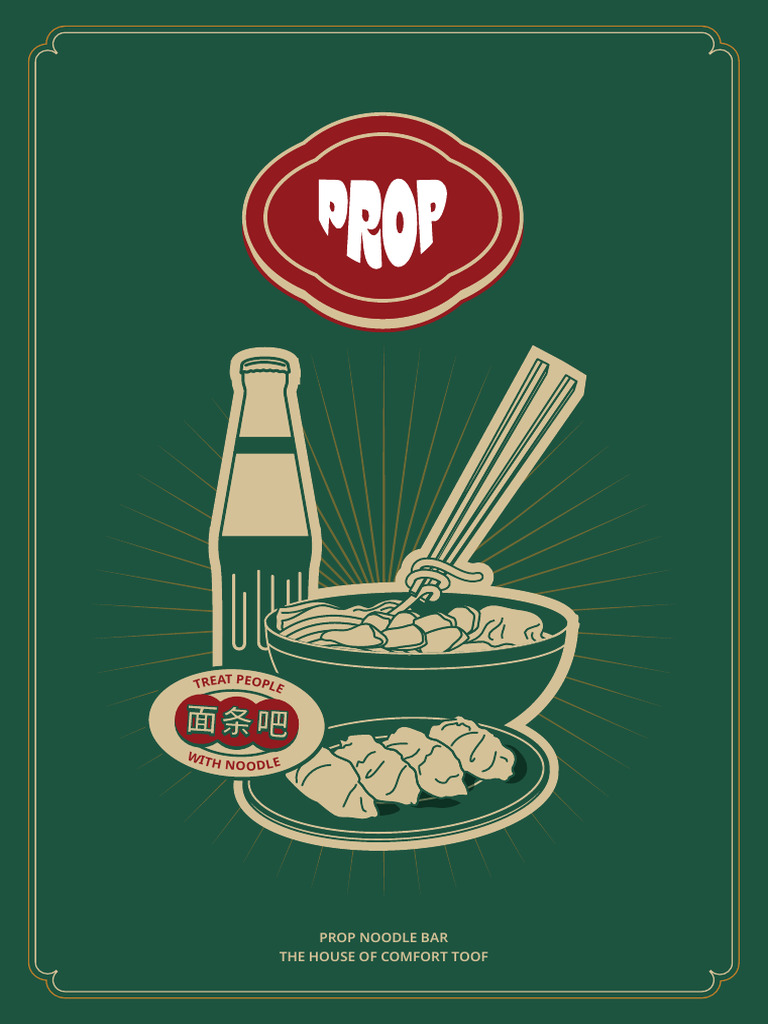 Prop Noodle Bar Menu 2023 | PDF