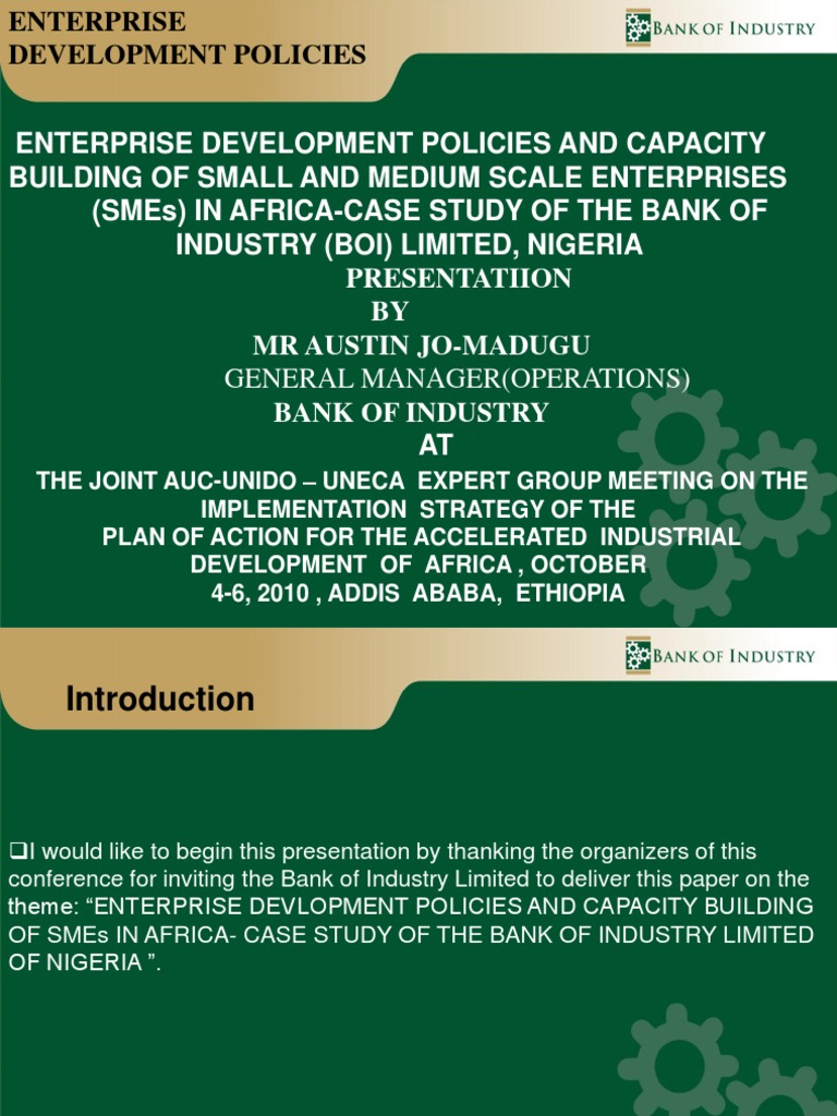 SME Nigeria | PDF | Nigeria | Small And Medium Sized Enterprises