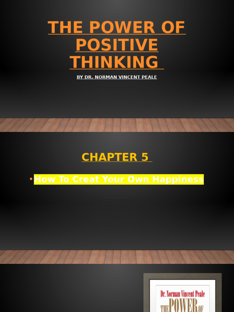 The Power of Positive Thinking | PDF
