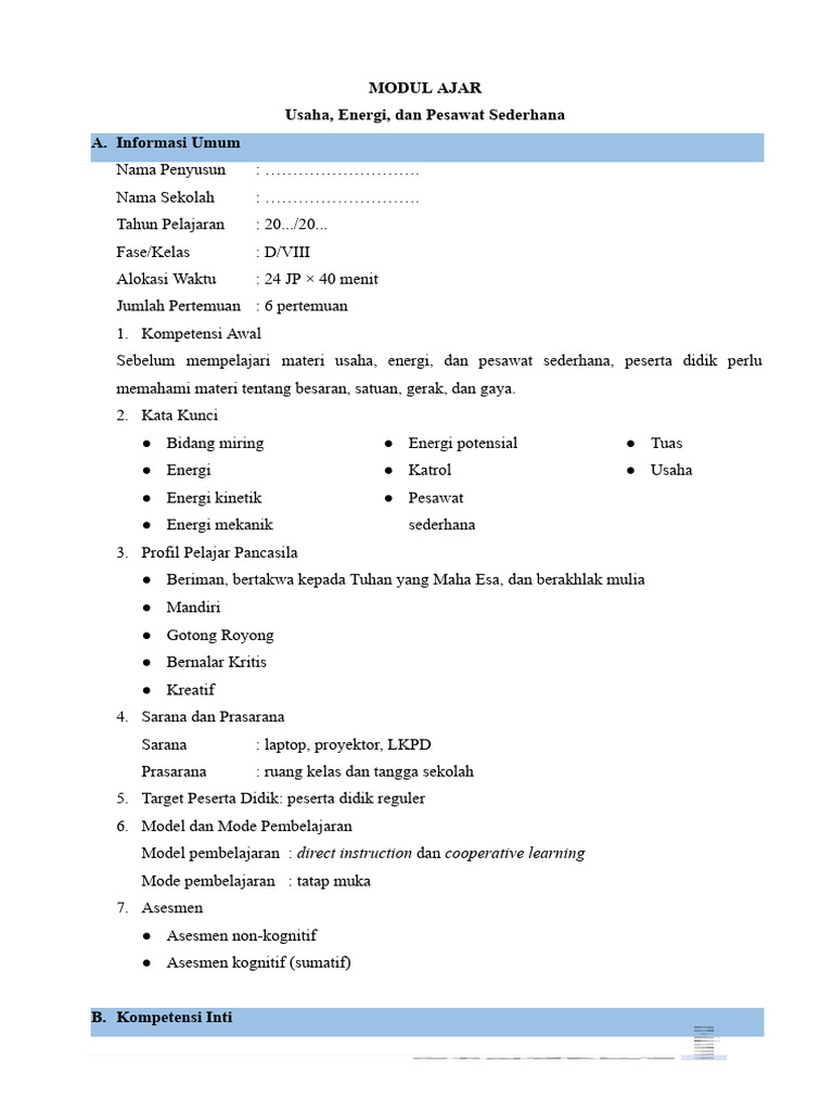 Modul Ajar Bab 3 | PDF