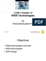 WAN Technologies: CCNA 4 Chapter 12