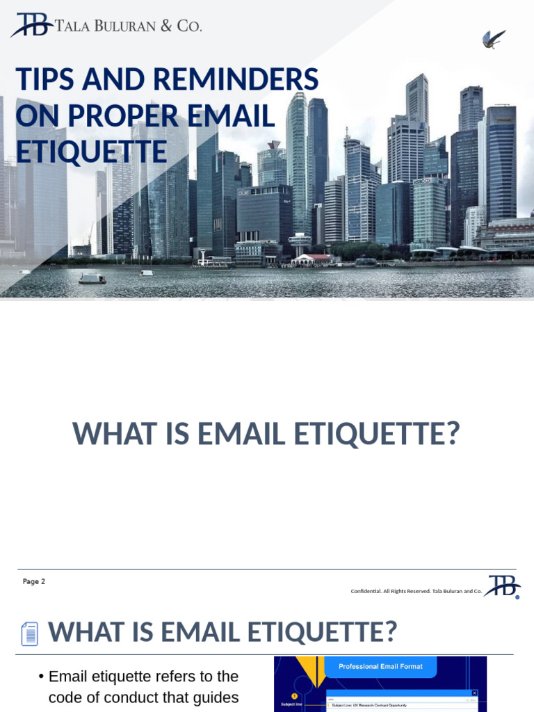Proper Email Etiquette | PDF