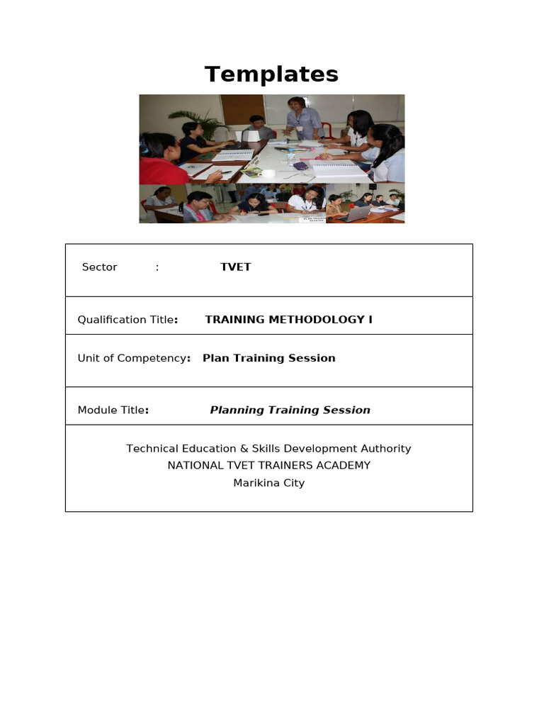 TM 1 T EMPLATES | PDF