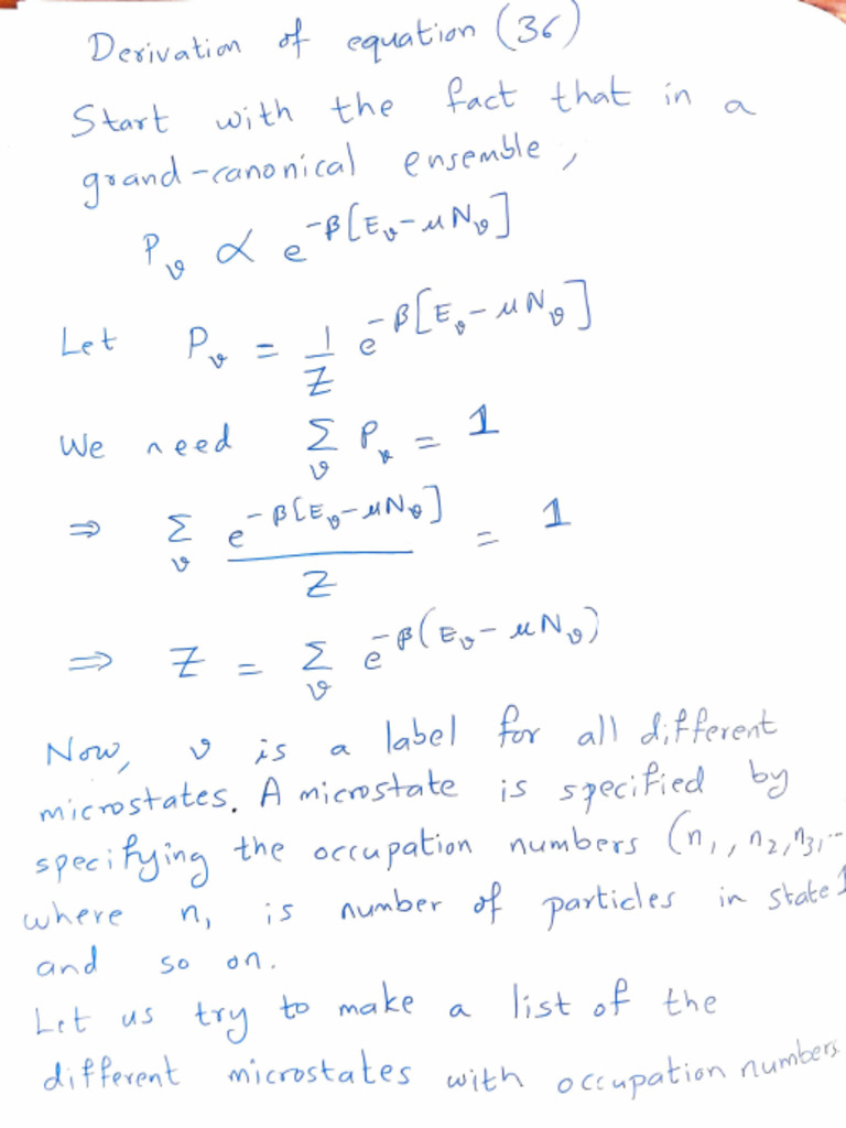 Derivation BE | PDF