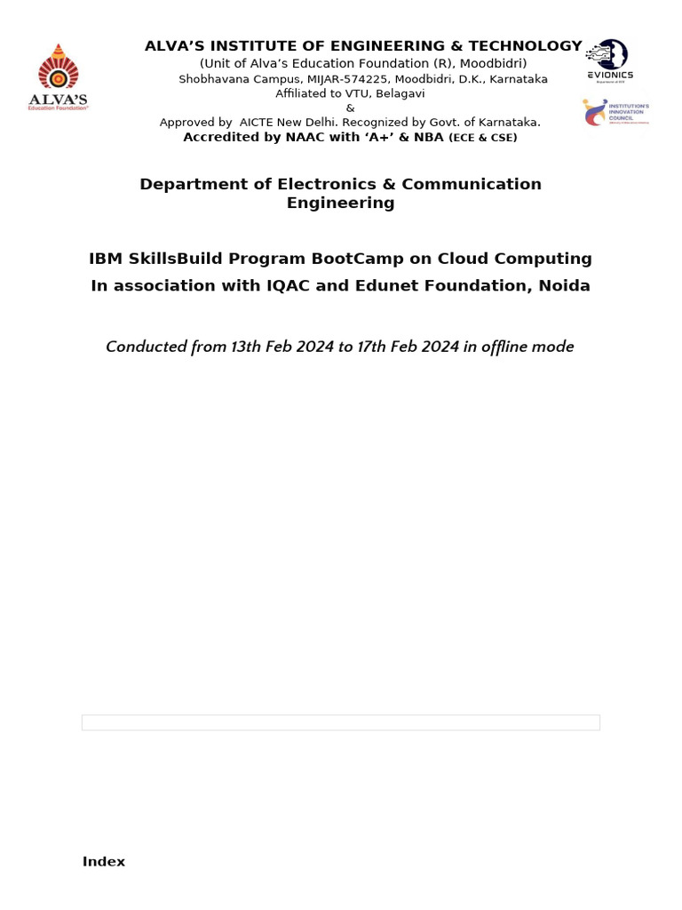 IBM SkillsBuild - Report Final | PDF