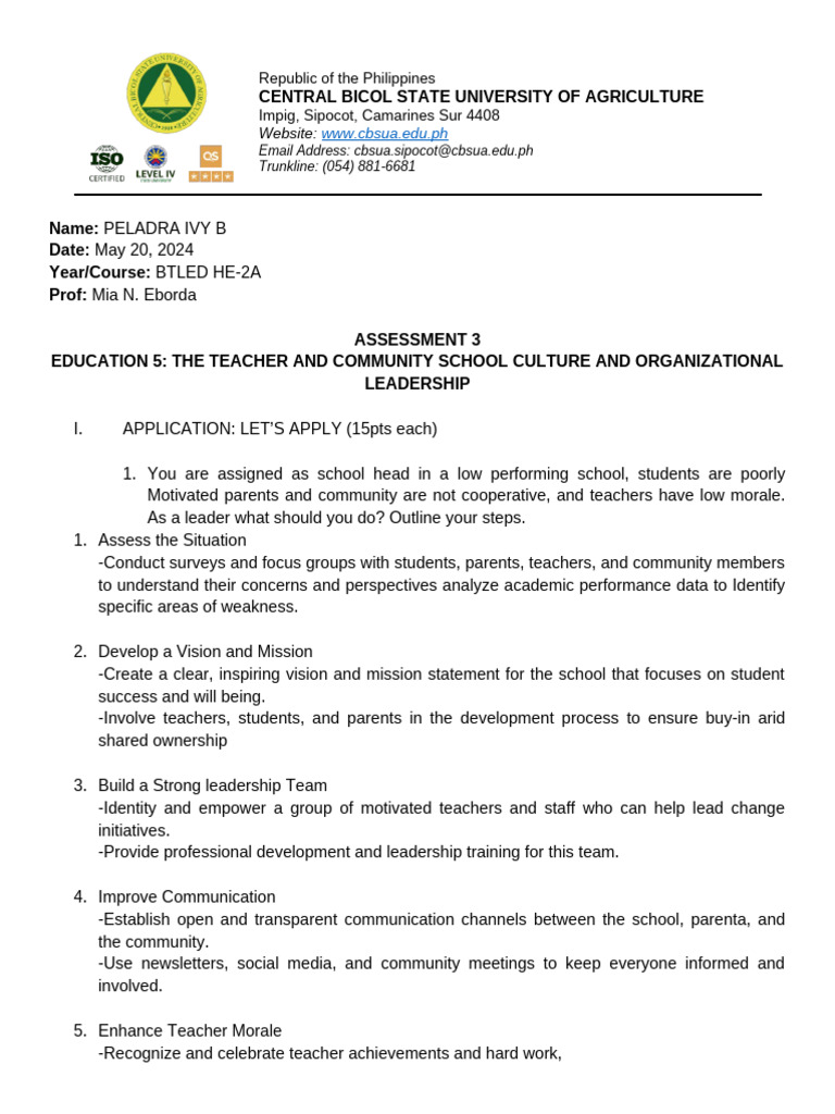 Ttc Assessment Iii Pdf