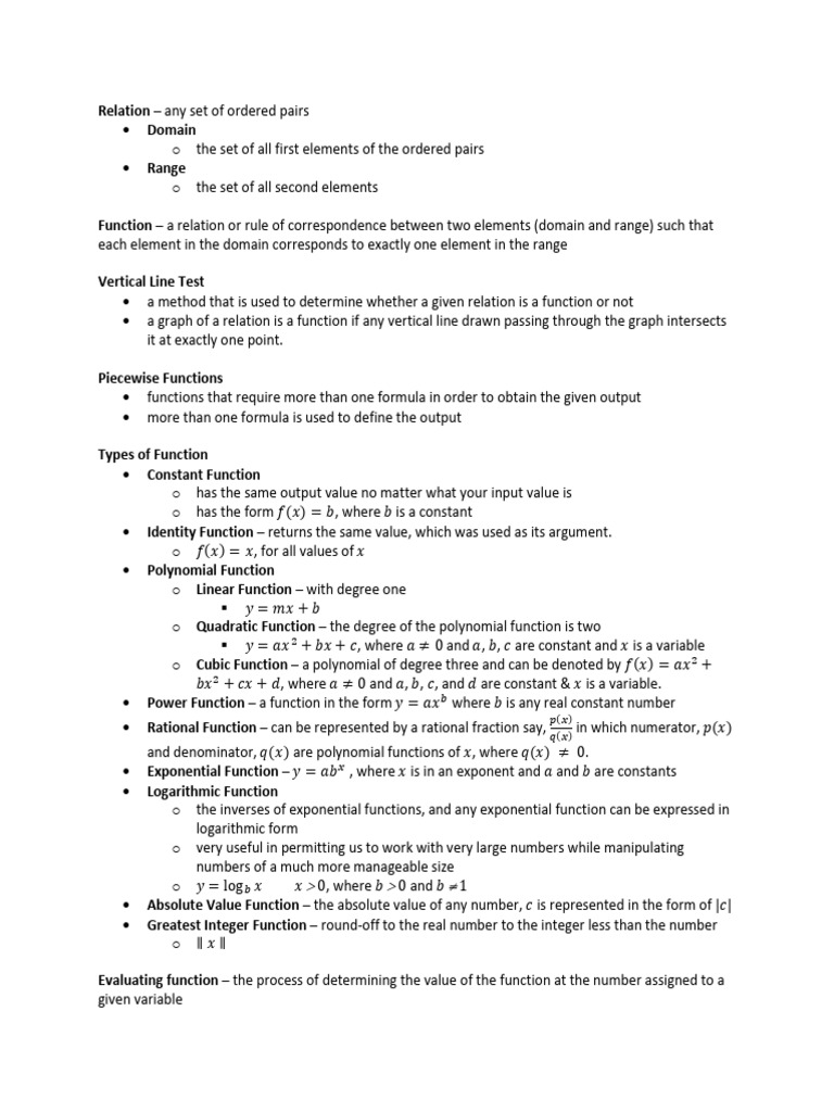 GenMath Reviewer | PDF