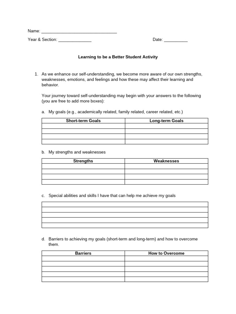 Learning To Be A Better Student