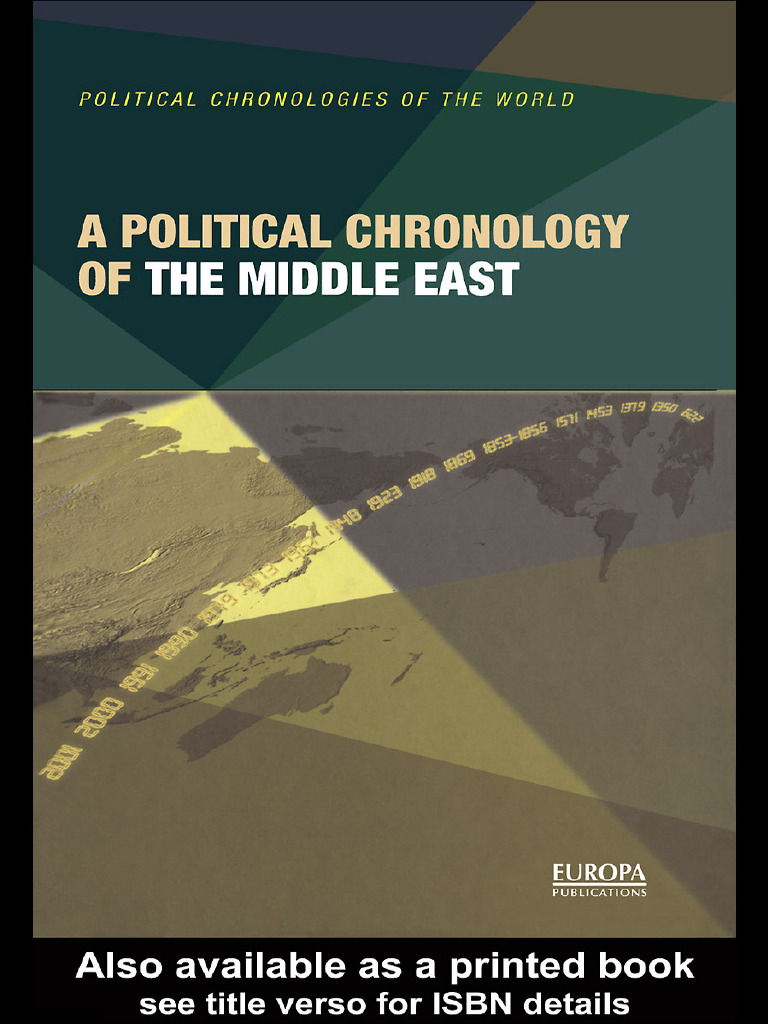1st Ed - Chronology of The Middle East | PDF | Armenia | Azerbaijan