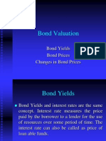 Bond Valuation: Bond Yields Bond Prices Changes in Bond Prices