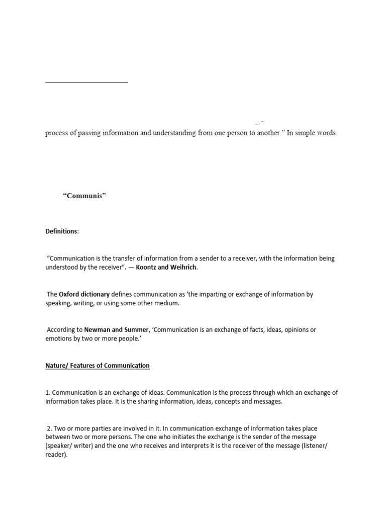 UNIT 1 Business Communication | PDF | Communication | Information