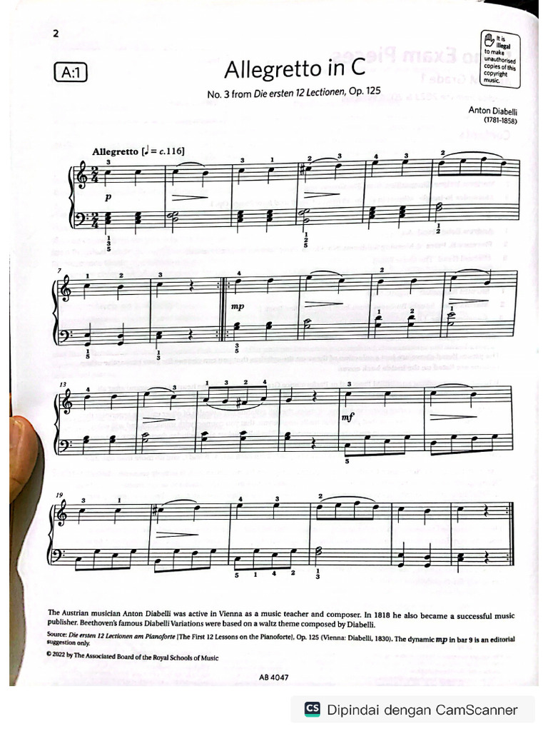 Abrsm Pieces Piano Grade 1 2023 2024 Pdf