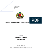 Etika Kepolisian Dan Kepemimpinan