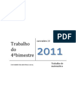 Trabalho de Matemática